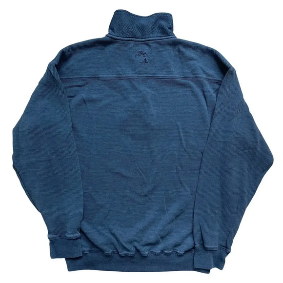 Jamaica Jaxx Quarter Zip Pullover Sweater Silk Blend Classic Golf Casual Sz L - Picture 2 of 12